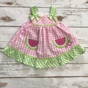 NANETTE BABY Pink green watermelon Top